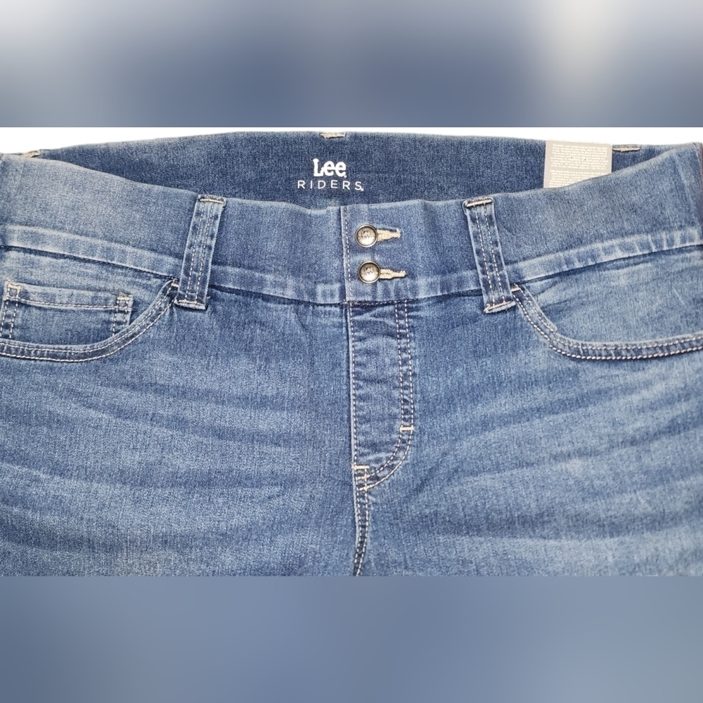 LEE RIDER INDIGO JEANS - Picture 4 of 6